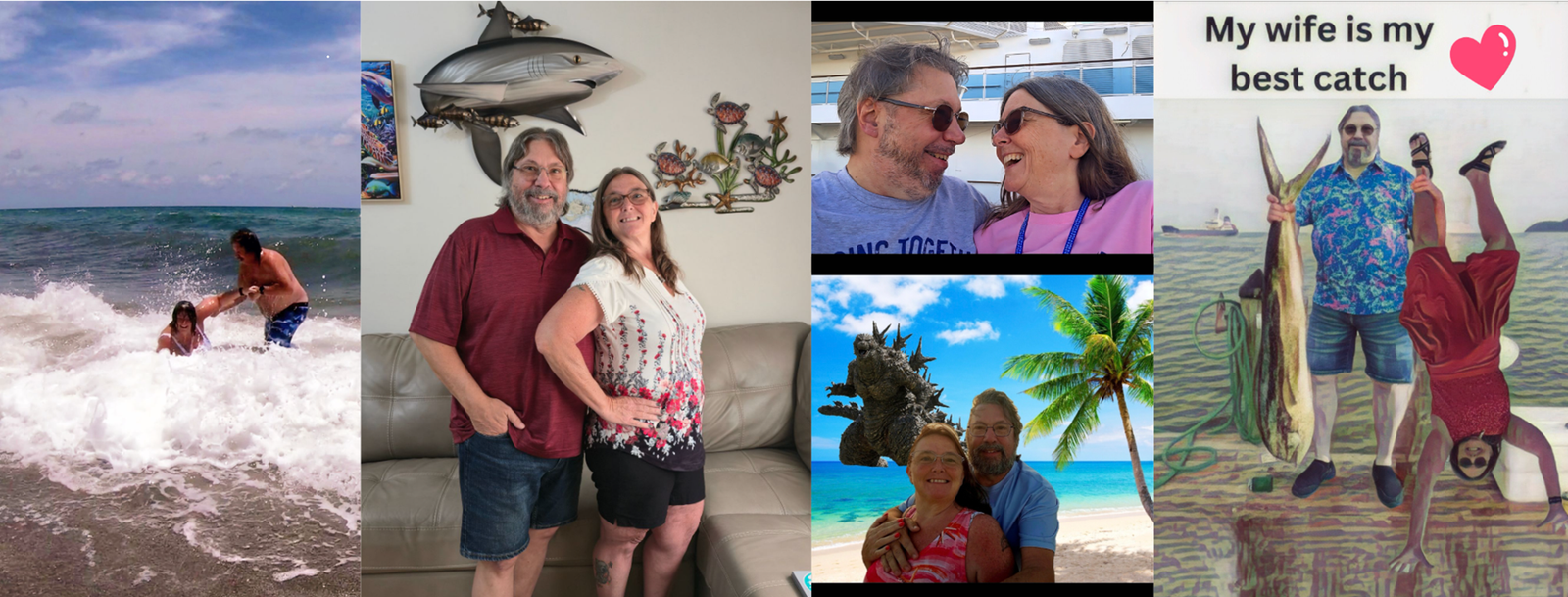 A fun gathering of Michael & Tammy Fun Pictures combined into one for purpose of home page.